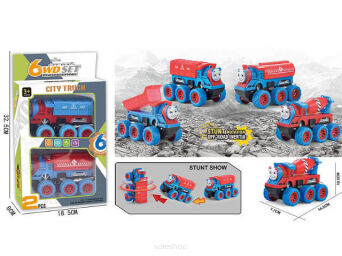 AUTO LOKOMOTYWA 2 SZT OBRACA SIĘ 360 ST 32X18 8770