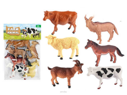 ZWIERZĘTA DOMOWE FARMA 6 EL. 32X20 CM 6973