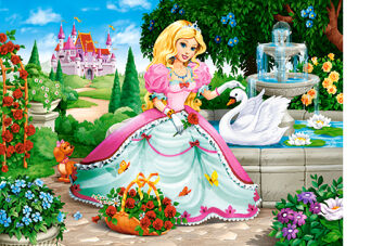 CASTOR PUZZLE 60 PRINCESS WITH SWAN 6056