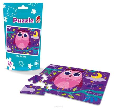 RK PUZZLE IN STAND-UP POUCH OWL 0616 NN