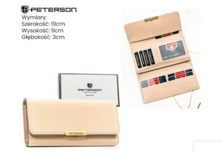 PORTFEL DAMSKI EKO PTN 006-THU BEIGE 9167 NN