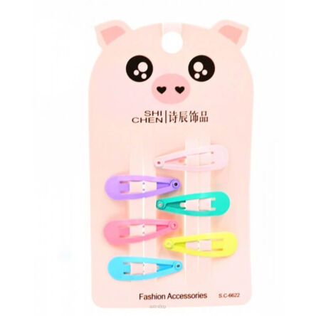 SPINKI PYKI KOLOR 6 SZT L7463