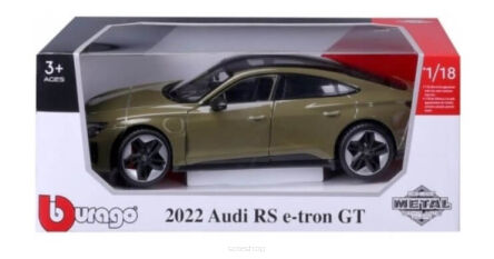 BBURAGO 1:18 AUDI RS E-TRON GT GREEN 0506 NN