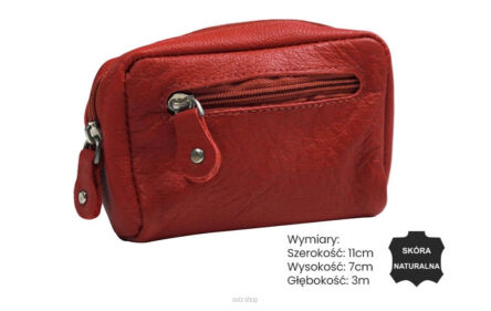 ETUI NA KLUCZE SKÓRZANY KC-03-CS RED 8596 NN
