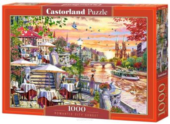 CASTOR PUZZLE 1000 ROMANTIC CITY SUNSET 4956