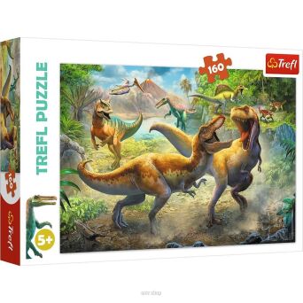 TREFL PUZZLE 160 WALCZĄCE TYRANOZAURY 3606 NN