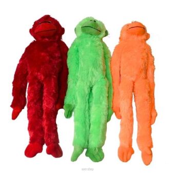 PLUSZ MAŁPA DŁUGAS FLUO KOLOROWA 15 CM 0406