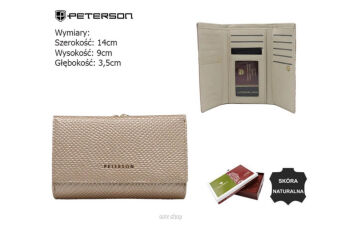 PORTFEL DAMSKI SKÓRA PTN 42108-DSL GOLD 6044 NN