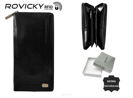 PORTFEL DAMSKI SKÓRA CPR-8931-BAR BLACK 6897 NN
