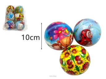 PIŁKA MIĘKKA PIANKOWA BAJKOWA 10 CM (6) 2408