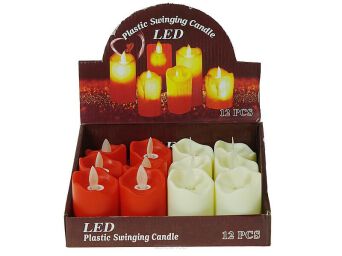 LAMPKA ZNICZ ŚWIECĄCY RUCHOMY KNOT (12) 2269