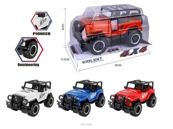 AUTO JEEP Z NAPĘDEM 25X14 CM 0702