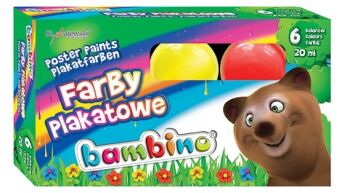 FARBY PLAKATOWE 6 KOL BAMBINO [10] 1598 NN