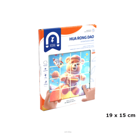 UKŁADANKA PUZZLE MAGNET PRZESUWANE 19X15 CM 2259