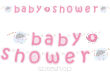 GIRLANDA BABY SHOWER SŁONIK RÓŻOWY 270 CM 6691 NN - 2