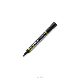 MARKER PARMANENT PENTEL ŚCIĘTY CZARNY 0463