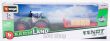 BBURAGO TRAKTOR 10 CM FENDT 1050 WITH BALE 6748 NN - 3