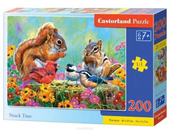 CASTOR PUZZLE 200 SNACK TIME 2179