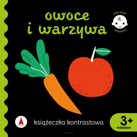 KSIĄŻECZKA KONTRASTOWA OWOCE I WARZYWA 6622