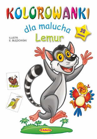 KOLOROWANKI DLA MALUCHA LEMUR 5915