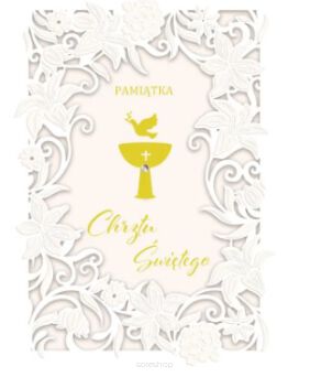 KARTKA PAMIĄTKA CHRZEST ŚWIĘTY AŻUR 5149 NN