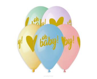 BALONY PREMIUM OH BABY 13" 5 SZT 3276 NN