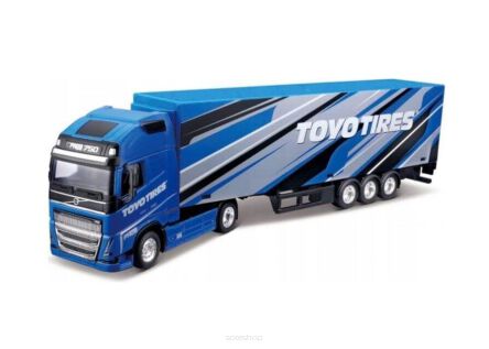 BBURAGO 1:43 KONTERNROWIEC VOLVO FH16 TOYOTIRES NN