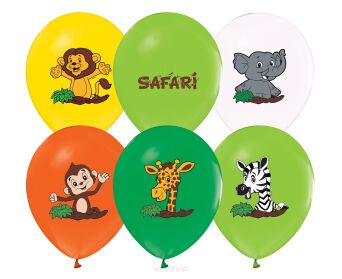 BALONY SAFARI 12" 5 SZT [10] 1963