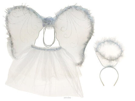 STRÓJ ANIOŁEK SKRZYDŁA SPÓDNICZKA AUREO 44X32 3980