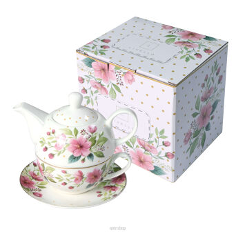 CZAJNICZEK 400 ML + FILIŻANKA KWIATY 250 ML 7751