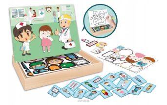 UKŁADANKA MAGNETYCZNA PUZZLE SZPITAL 30X22 8700 NN