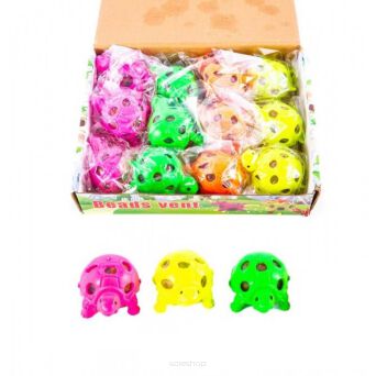 GNIOTEK SQUISHY KOLOROWY ŻÓŁW 8 CM (12) 4367