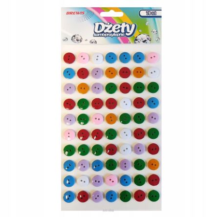 DŻETY SAMOPRZYLEPNE GUZIKI 6855