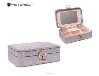 SZKATUŁKA NA BIŻUTER PTN SZK-07 GREY SILVE 3088 NN