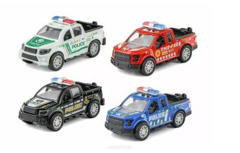 AUTO METAL PICK UP POLICJA Z NAPĘDEM (12) 0367