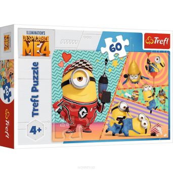 TREFL PUZZLE 60 HAPPY MINIONS 3956 NN