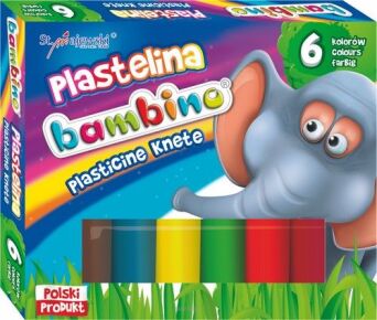 PLASTELINA 6 KOL BAMBINO [20] 1727 NN