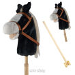 HOBBY HORSE KOŃ NA KIJU SKŁAD KÓŁ DŹW. 95 CM 8323 - 3