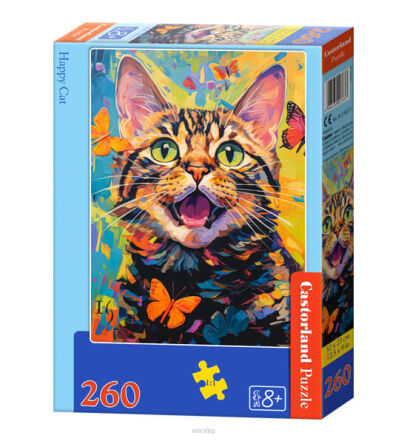 CASTOR PUZZLE 260 HAPPY CAT 7637