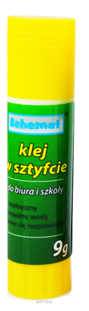 KLEJ W SZTYFCIE ZIELONY 9G [24] 3533 1193