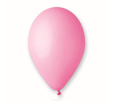 BALONY PASTEL RÓŻOWY 10' (100) [50] 0611 NN