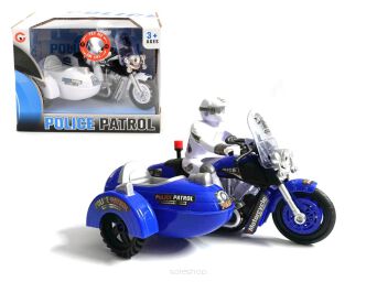 MOTOR PATROL POLICJA ŚW. DŹW. 21X16 CM 7527