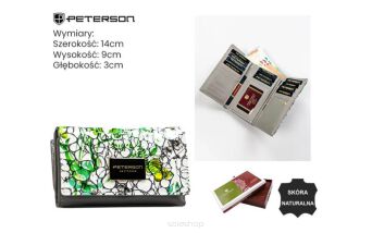 PORTFEL DAMSKI SKÓRA PTN PH29-LFL GREEN 7162 NN