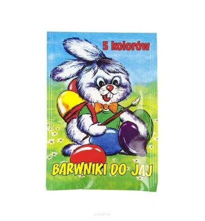 BARWNIK DO JAJEK 5 KOL. 11X7,5 CM 0014