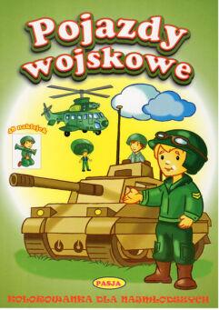KOLOROWANKA A4 POJAZDY WOJSKOWE 3341