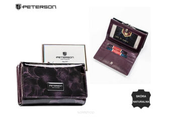 PORTFEL DAMSKI SKÓRA PTN PS108-FDS PURPLE 1863 NN