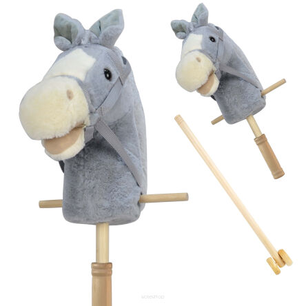 HOBBY HORSE KOŃ NA KIJU SKŁAD KÓŁ DŹW. 95 CM 8330