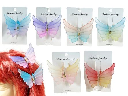 KLAMRA SPINKA DO WŁOSÓW MOTYL 8,5X3 CM 7131