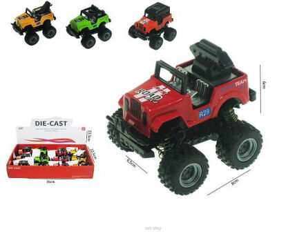 AUTO TERENOWE Z NAPĘDEM 8 CM (12) 6366