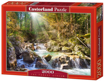 CASTOR PUZZLE 2000 SUNNY FOREST STREAM 0382